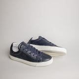 The Tumbled Leather - Navy Blue