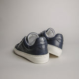 The Tumbled Leather - Navy Blue