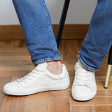 Tumbled Leather - Bianco