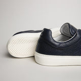 Tumbled Leather - Blu Navy