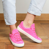 The Suede - Fuchsia Fluo